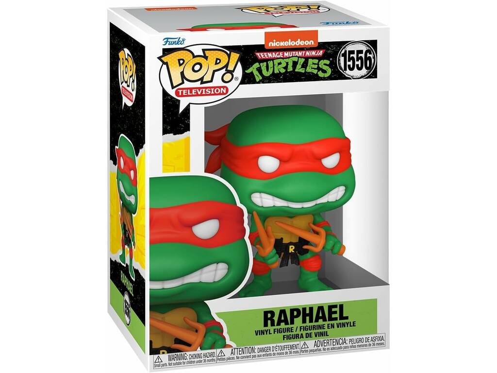 Funko Pop Television Tartarugas Ninja Figura Raphael 78051