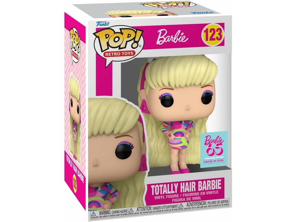 Funko Pop Retro Toys Barbie Figura Barbie Totally Hair 67454