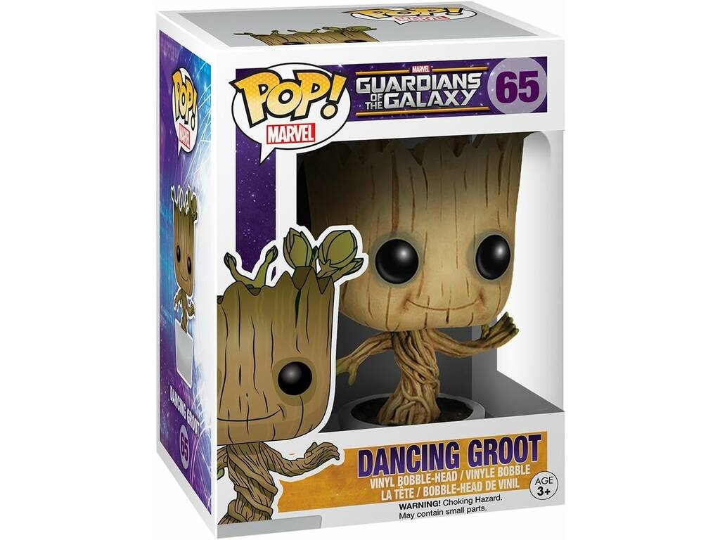 Funko Pop Guardianes de la Galaxia Dancing Groot con Cabeza Oscilante 5104