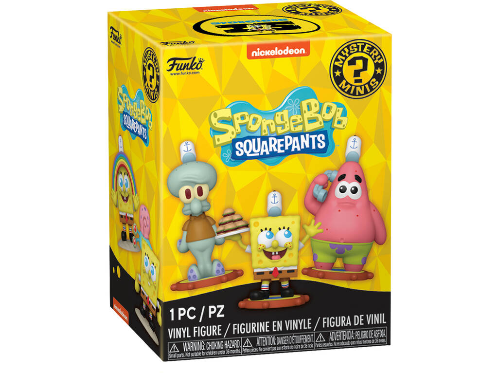 Funko Mystery Minis Bob Esponja 25 Aniversario Figura Sorpresa 76102