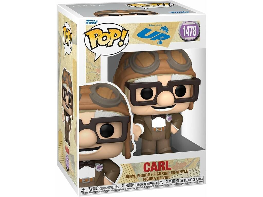 Funko Pop Disney Pixar Up Figura Carl 80836