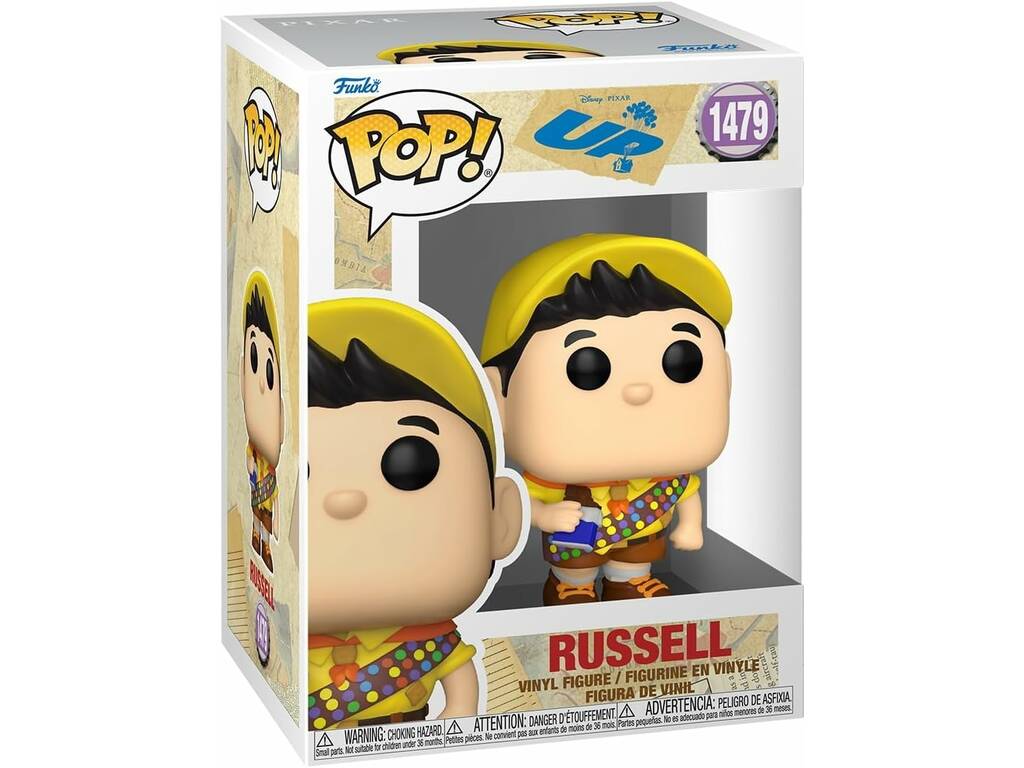 Funko Pop Disney Pixar Up Figura Rusell 80837