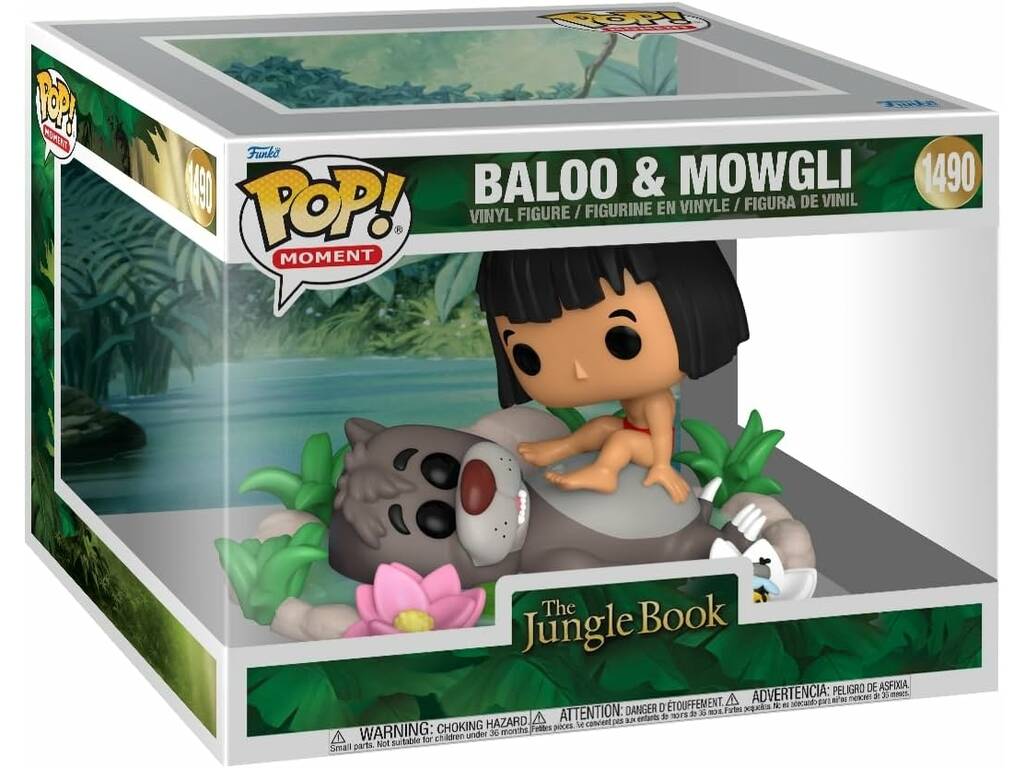 Funko Pop Moment Le Livre de la Jungle Baloo et Mowgli Figure 80789