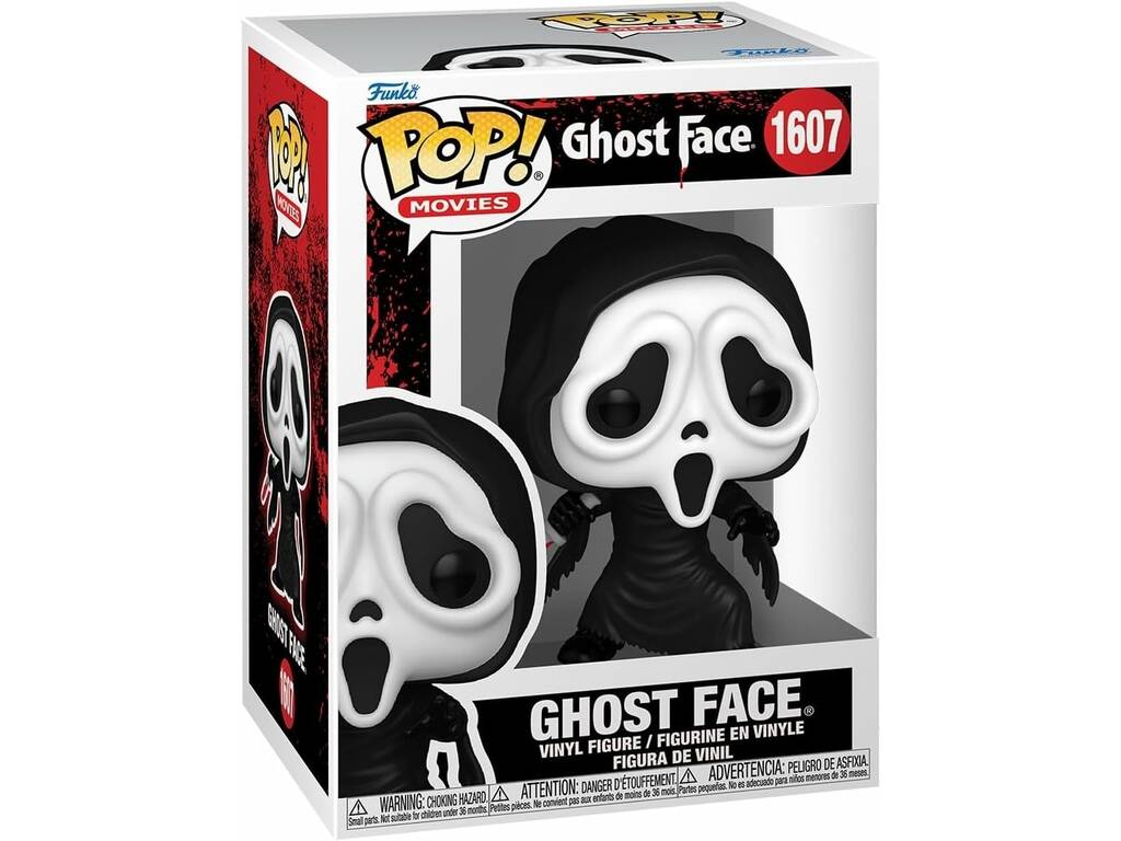 Funko Pop Movies Ghost Face Figura Ghost Face com Faca Ensanguentada 80696