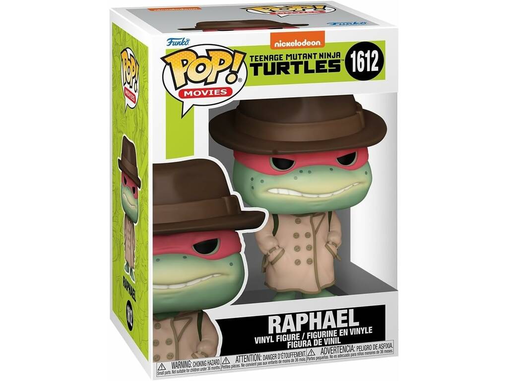 Funko Pop Movies Teenage Mutant Ninja Turtles Figur Raphael mit Trenchcoat 76048