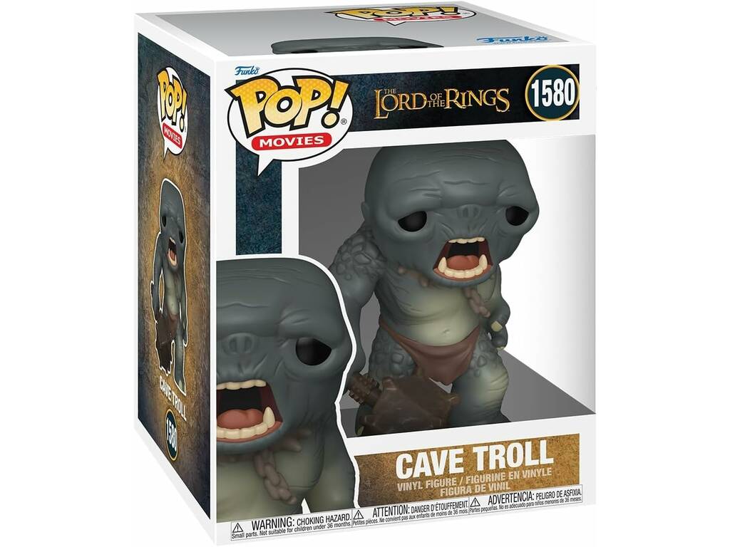 Funko Pop Movies O Senhor dos Anéis Figura Cave Troll 80830