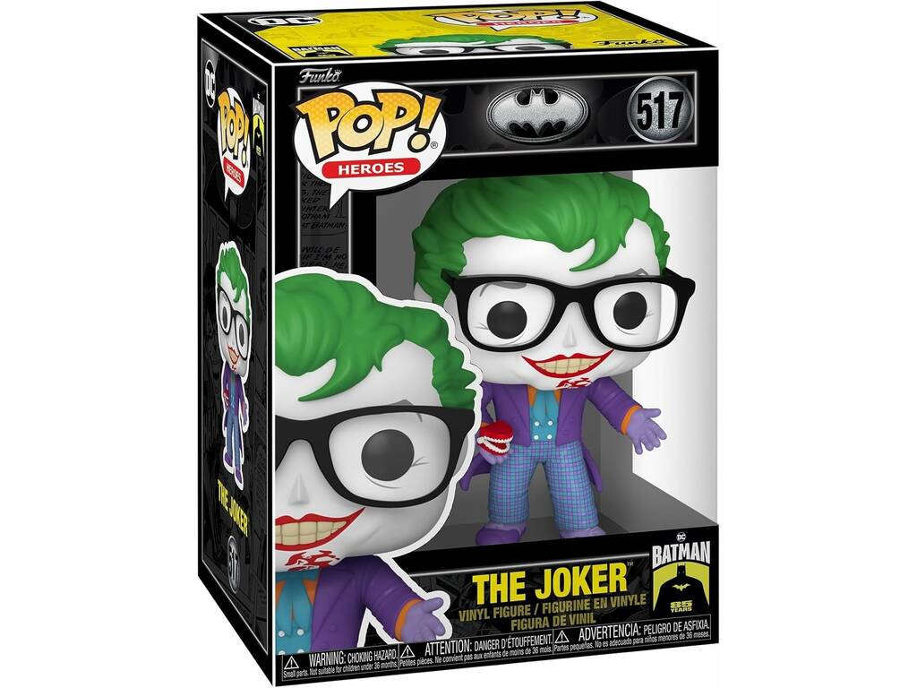 Funko Pop Heroes Batman 85th anniversario figura del Joker 80687