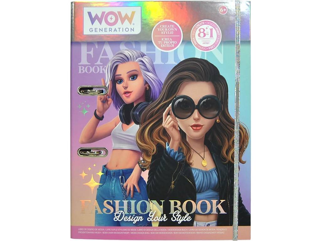 Fashion Book Disegna il tuo stile Wow Generation di Kids Licensing WOW0054