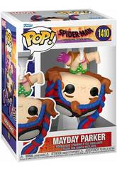 imagen Funko Pop Spider-Man Across The Spider-Verse Figura Mayday Parker con Cabeza Oscilante 82648