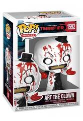 imagen Funko Pop Movies Terrifier Figura Art The Clown Ensangrentado 80707