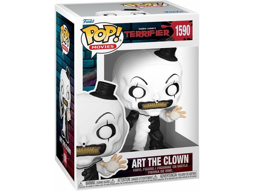 Funko Pop Movies Terrifier Figura Art The Clown com Faca 80705