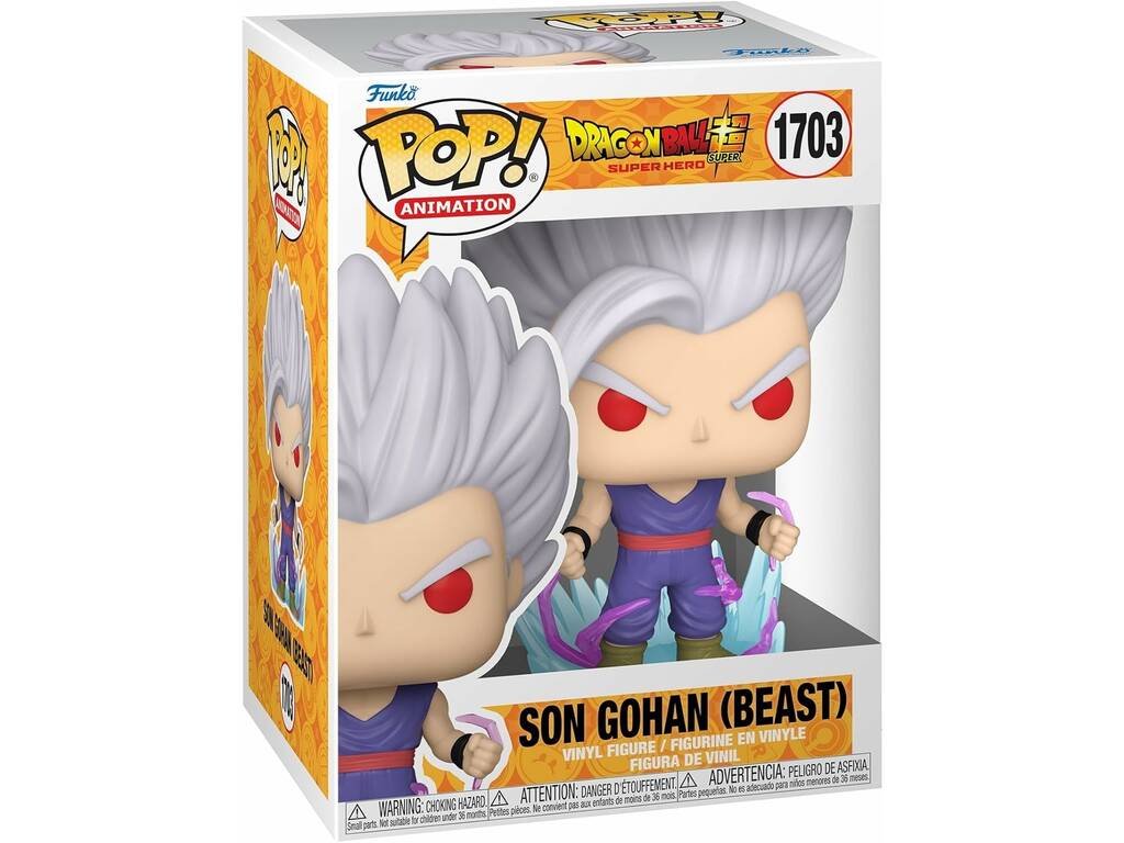 Funko Pop Animation Dragon Ball Super Super Hero Figura Son Gohan Beast