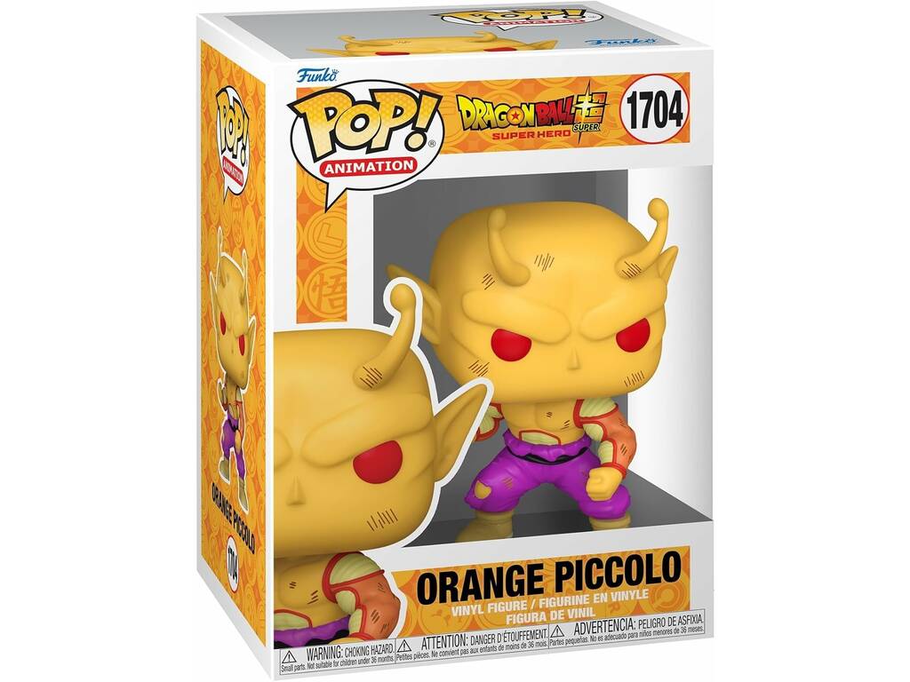 Funko Pop Animation Dragon Ball Super Super Hero Figura Orange Piccolo