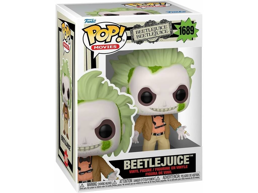 Funko Pop Movies Beetlejuice Beetlejuice Figura Beetlejuice 82653