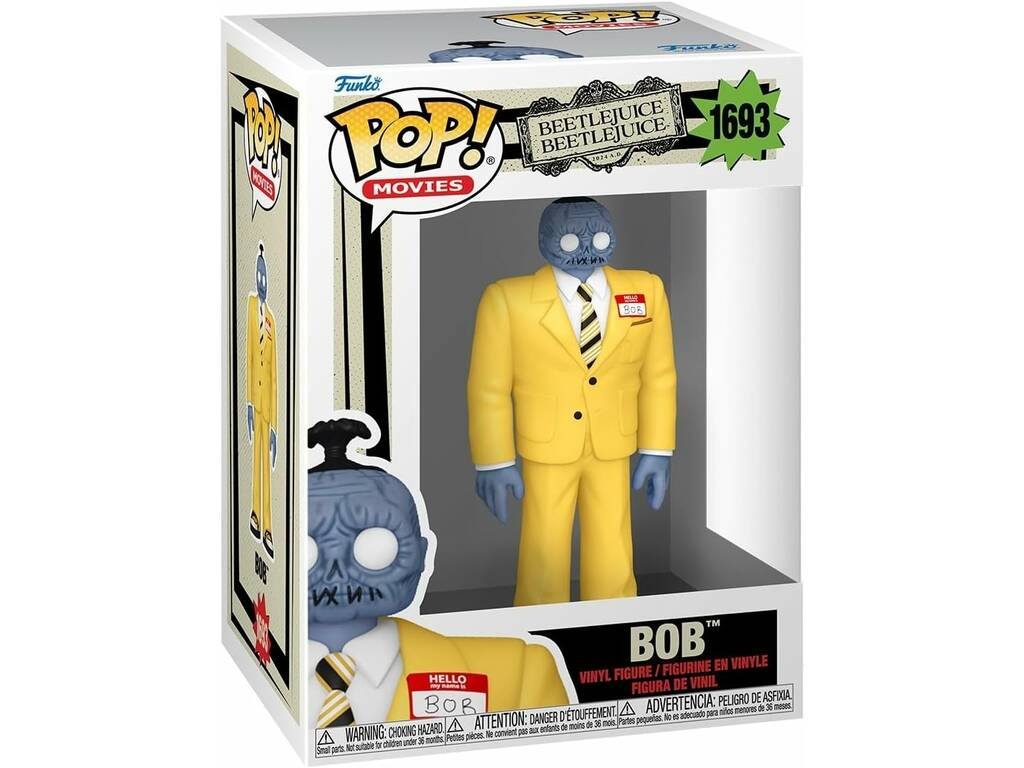 Funko Pop Movies Beetlejuice Beetlejuice Figura Bob 83085