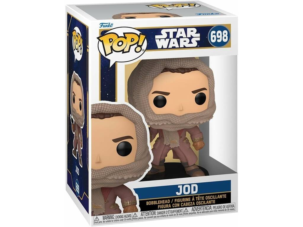 Funko Pop Star Wars Skeleton Crew Figura Jod con Cabeza Oscilante