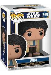 imagen Funko Pop Star Wars Skeleton Crew Figura Wim com Cabeça Oscilante