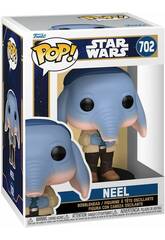 imagen Funko Pop Star Wars Skeleton Crew Figura Neel com Cabeça Oscilante