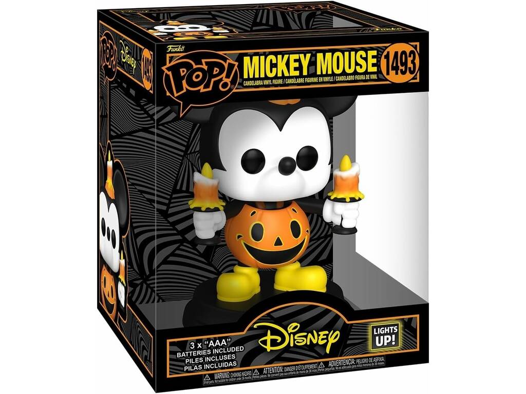 Funko Pop Lights Up ! Bougeoir Disney Mickey Mouse avec lumière 79905