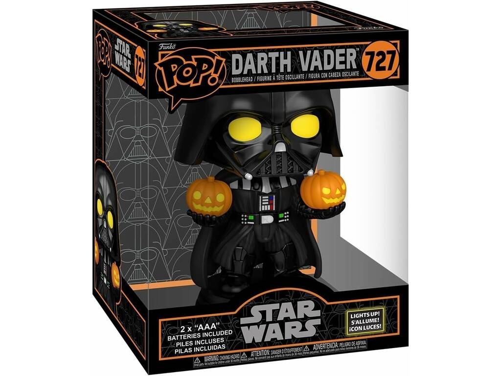 Funko Pop Lights Up! Star Wars Darth Vader Candelabro con luce 79918