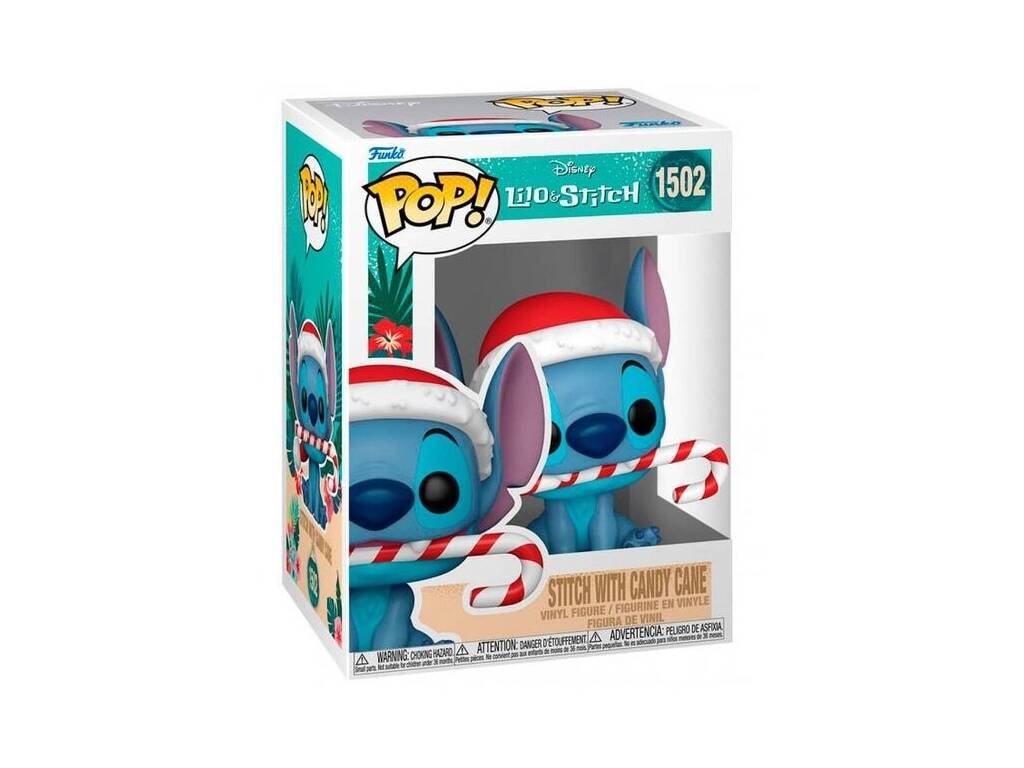 Funko Pop Disney Lilo & Stitch Figura Stitch con Bastón de Caramelo