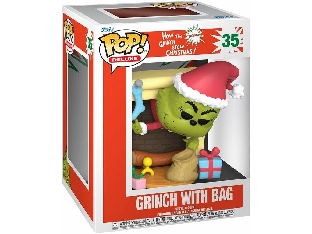 Funko Pop Deluxe The Grinch Figura Grinch con Bolsa 80972