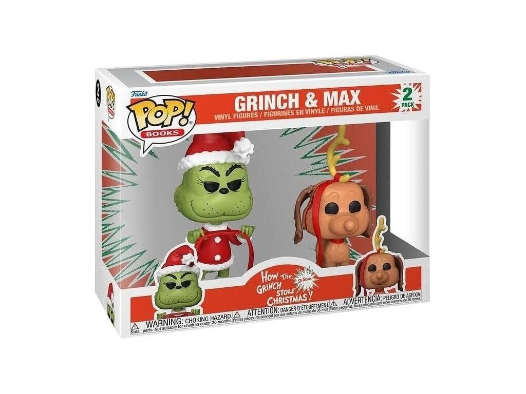 Funko Pop Books The Grinch Figura Grinch y Max 72505