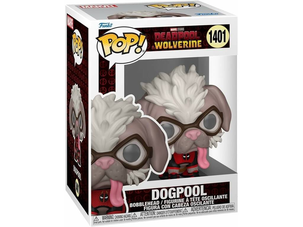 Funko Pop Deadpool & Wolverine Figura Dogpool com Cabeça Oscilante 79769