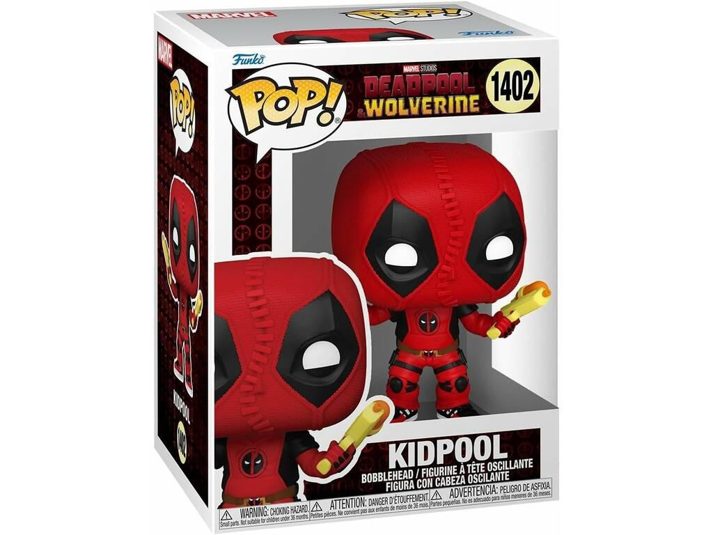 Funko Pop Deadpool & Wolverine Swing Head Kidpool Figure 82381