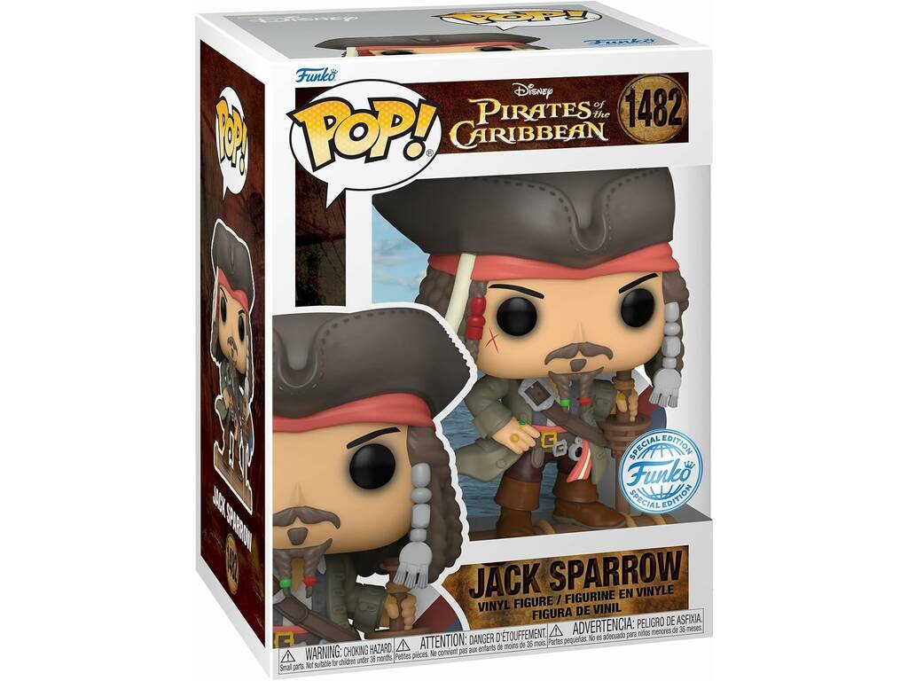 Figurine Funko Pop Pirates des Caraïbes Jack Sparrow 81940