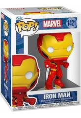 imagen Funko Pop Marvel Figura Iron Man con Cabeza Oscilante 82499