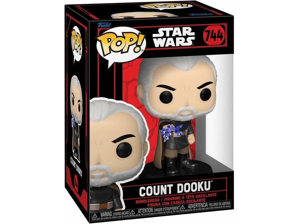 Funko Pop Star Wars Darkside Figura Conde Dooku 80770