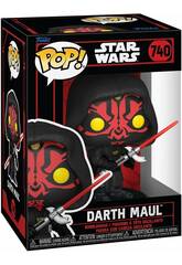 imagen Funko Pop Star Wars Darkside Dath Maul Figurine Dath Maul à tête pivotante