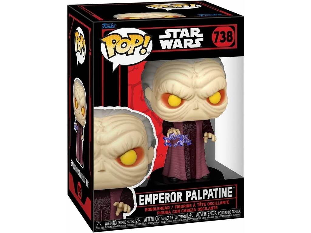 Funko Pop Star Wars Darkside Figura Emperor Palpatine 80773