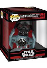 Funko Pop Star Wars Darth Vader con testa oscillante Tie Advanced x1 Starfighter