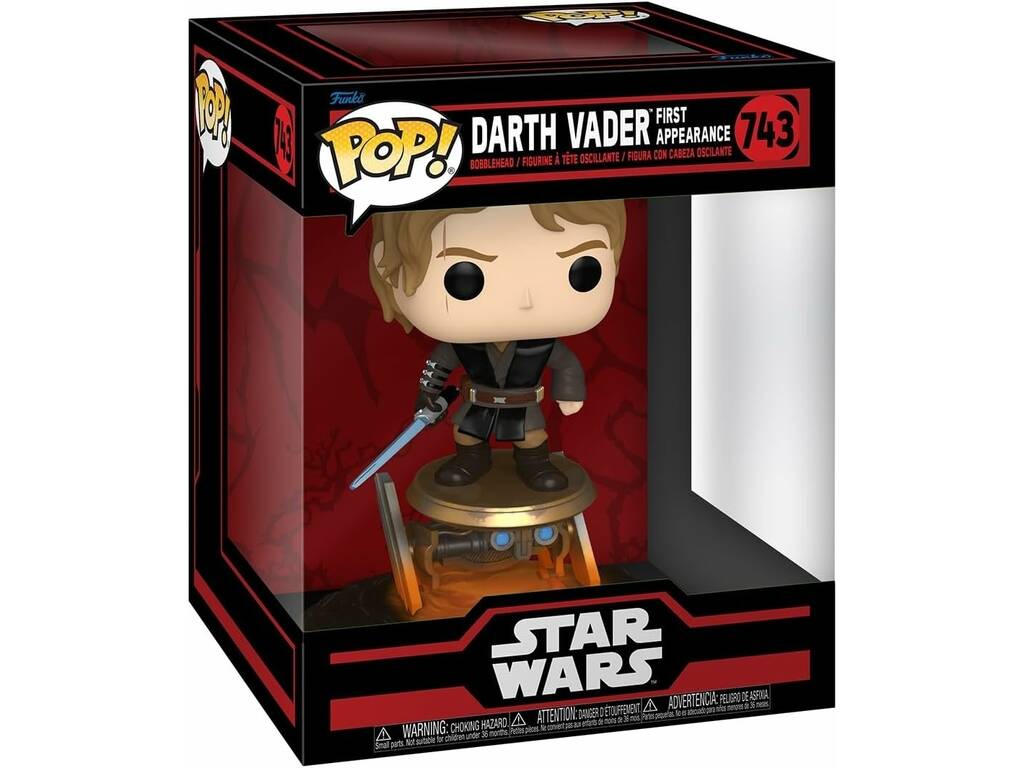 Funko Pop Star Wars Figura Darth Vader Primera Aparición con Cabeza Oscilante