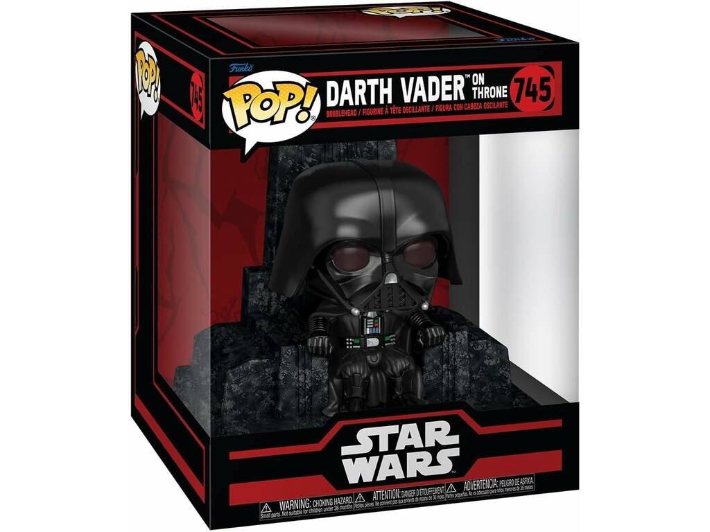 Funko Pop Star Wars Darth Vader con Cabeza Oscilante y Trono