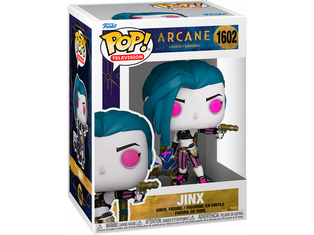 Funko Pop Television Arcane League Of Legends Figura Jinx