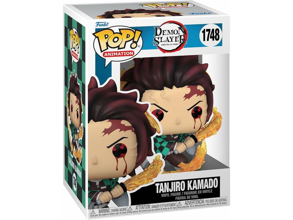 Funko Pop Animation Demon Slayer Tanjiro Kamado Sun Breathing Figure