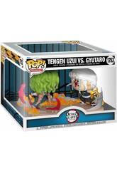 imagen Funko Pop Moment Demon Slayer Figura Tengen Uzui vs Gyutaro