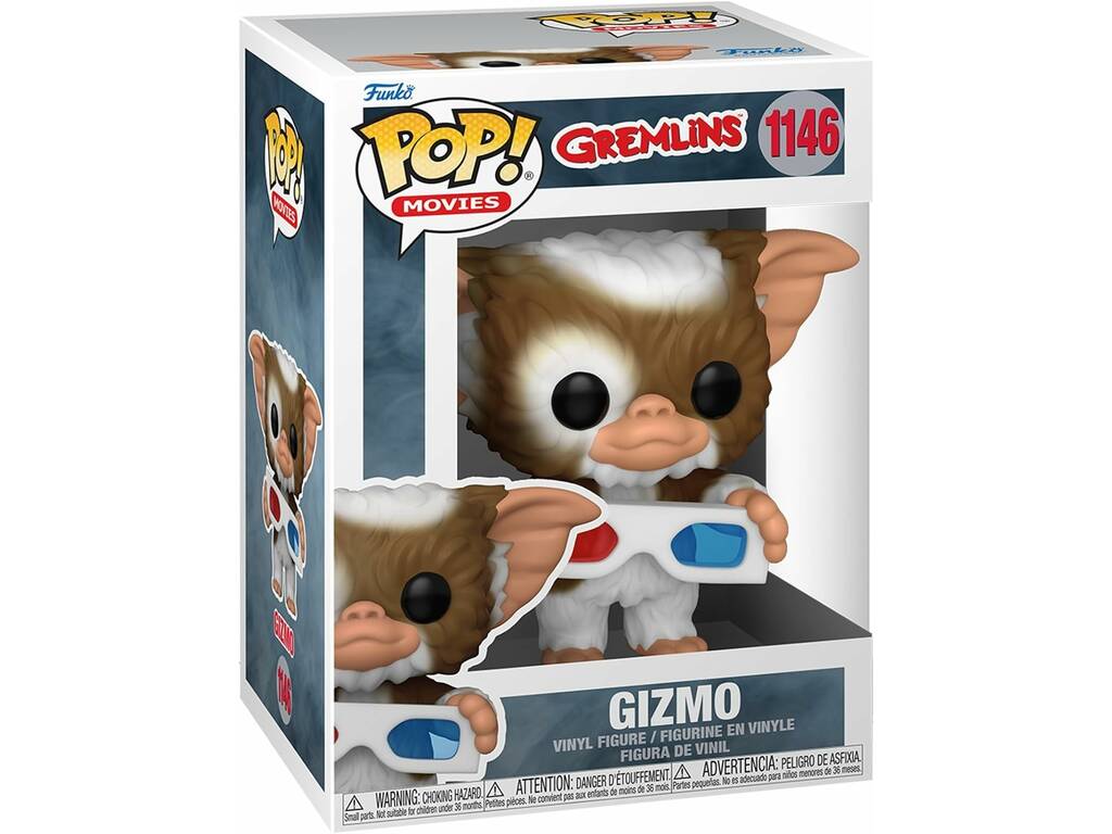 Funko Pop Movies Gremlins Figura Gizmo con Gafas 3D 49888