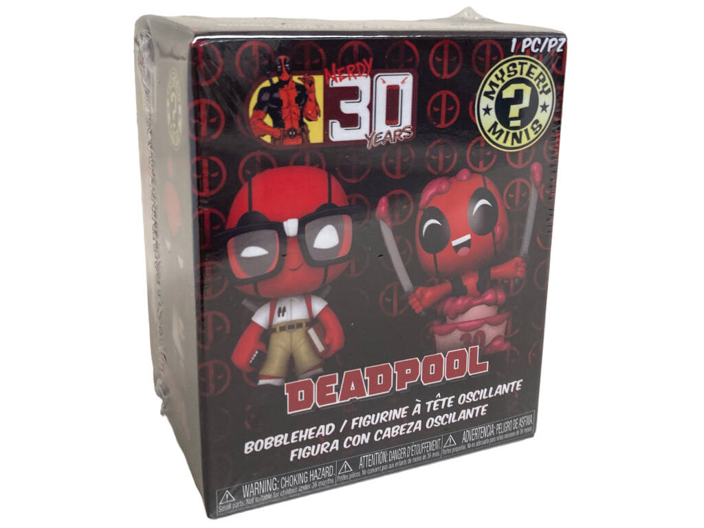 Funko Mystery Minis Marvel Deadpool 30° Anniversario Figura con testa oscillante a sorpresa 55210