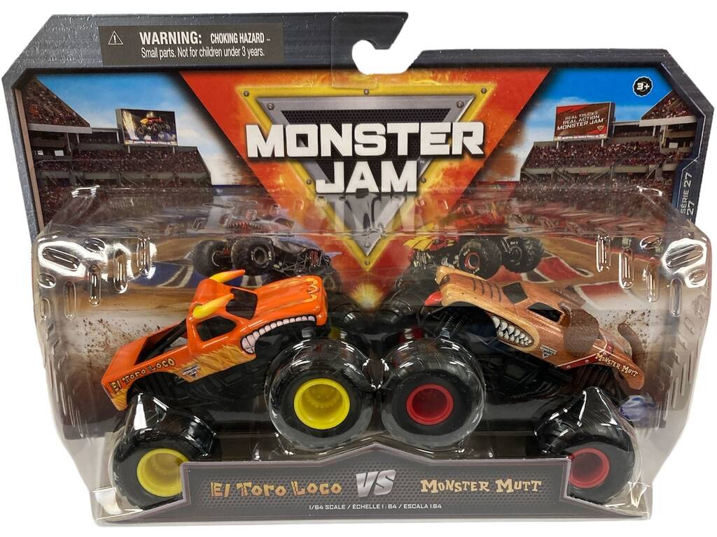 Monster Jam Pack 2 Fahrzeuge 1:64 Spin Master 6064128