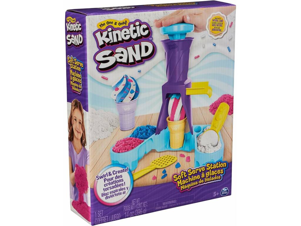 Kinetic Sand Máquina de Gelados Spin Master 6068385