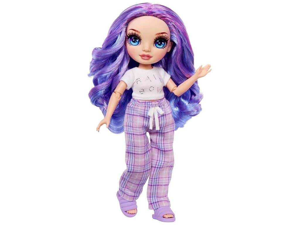 Poupée de la soirée pyjama du collège Rainbow Violet Willow MGA 503705