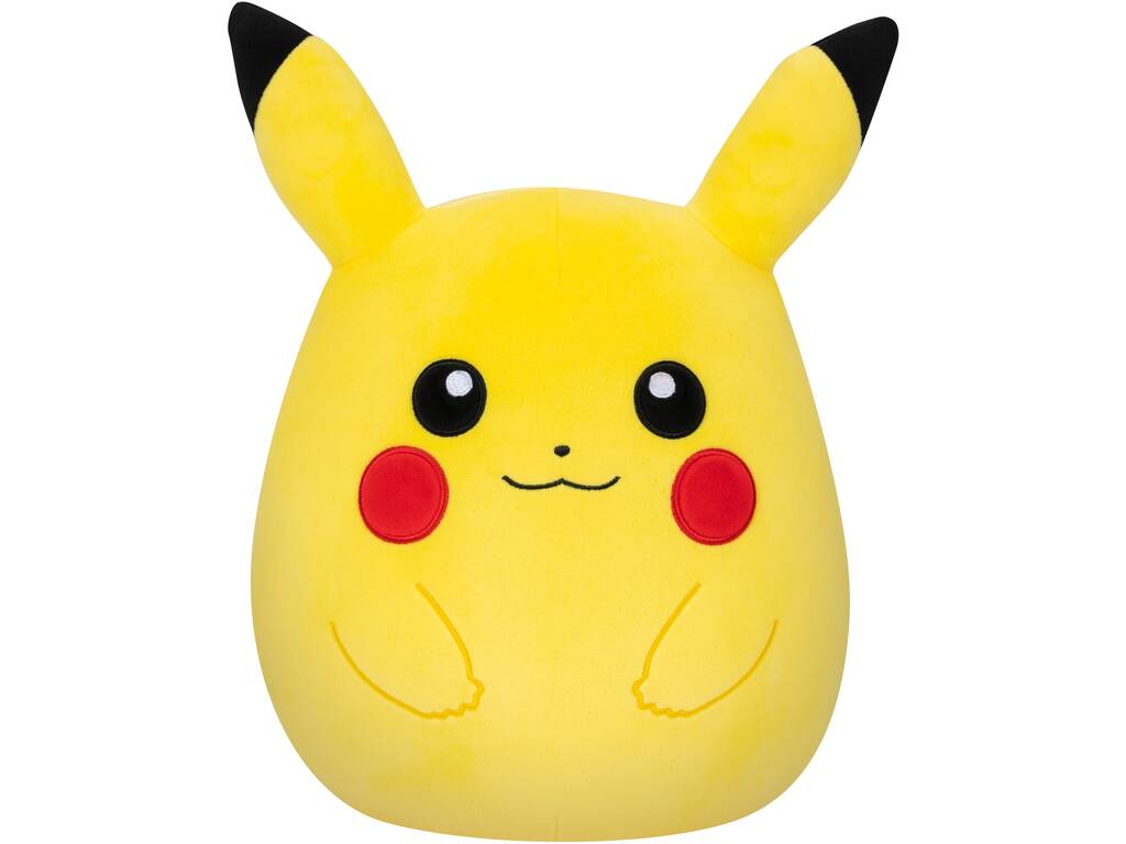 Pokémon Peluche Squishmallow Pikachu de 25 cm. Bizak 63220051