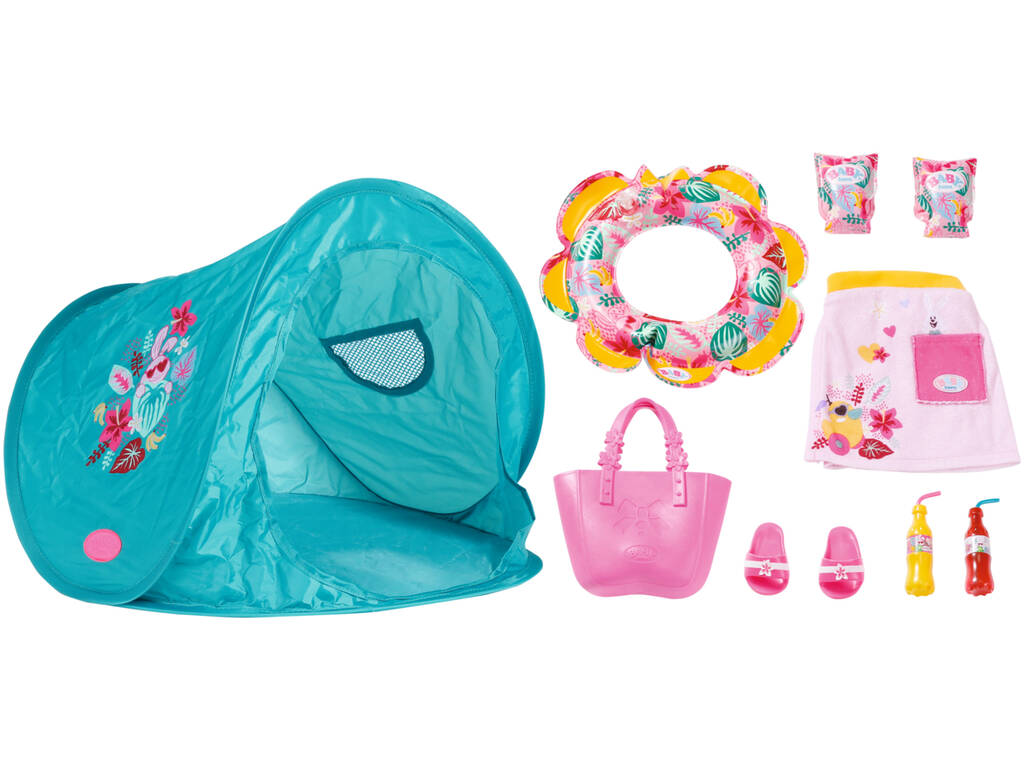 Set de vacances Baby Born par Bandai 829257