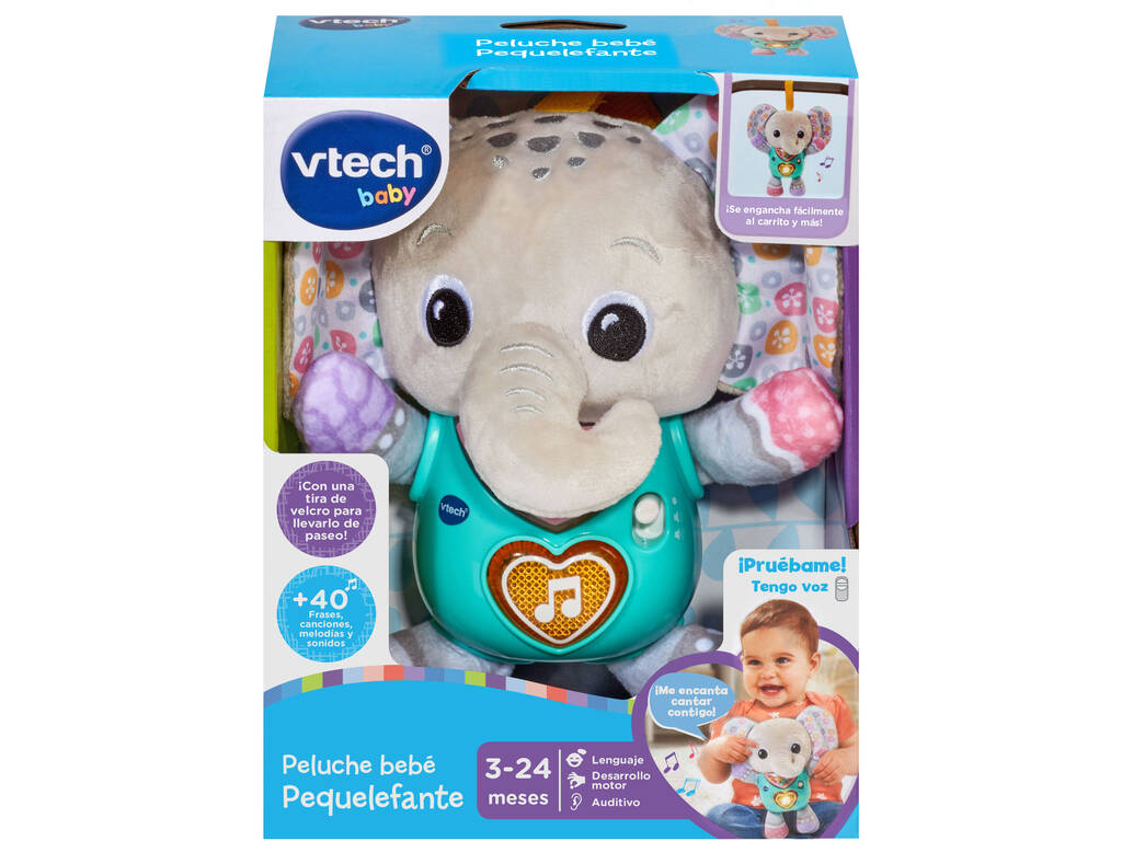 Peluche Bebé Pequelefante Vtech 80-566722