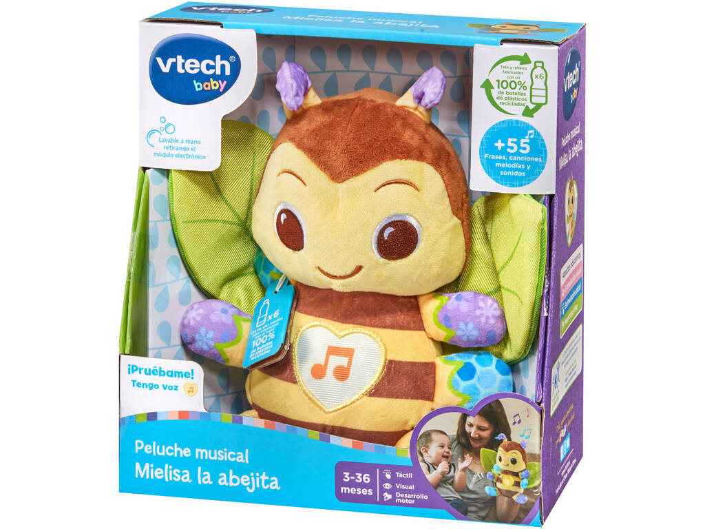 Musikalischer Plüsch Mielisa Die kleine Biene Vtech 80-554722