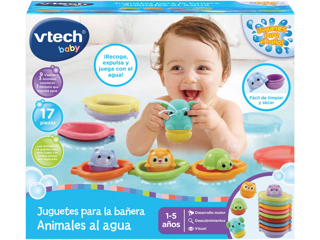 Jouets de baignoire Animals In The Water de Vtech 80-566222